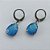 CONJUNTO EM AÇO INOXIDÁVEL - (AÇO03) GARGANTILHA COM CORRENTE 50CM E PINGENTE EM RESINA AZUL COM BRILHOS 3X7MM - COMPOSIÇÃO: AÇO INOXIDÁVEL - (AÇO1828) ACCJ000091 - Imagem 3