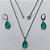 CONJUNTO EM AÇO INOXIDÁVEL - (AÇO03) GARGANTILHA COM CORRENTE 50CM E PINGENTE EM RESINA VERDE 3X7MM - COMPOSIÇÃO: AÇO INOXIDÁVEL - (AÇO1838) ACCJ000093 - Imagem 1