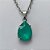 CONJUNTO EM AÇO INOXIDÁVEL - (AÇO03) GARGANTILHA COM CORRENTE 50CM E PINGENTE EM RESINA VERDE 3X7MM - COMPOSIÇÃO: AÇO INOXIDÁVEL - (AÇO1838) ACCJ000093 - Imagem 2