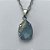 CONJUNTO EM AÇO INOXIDÁVEL - (AÇO03) GARGANTILHA COM CORRENTE 50CM E PINGENTE EM RESINA AZUL COM BRILHOS 3X7MM - COMPOSIÇÃO: AÇO INOXIDÁVEL - (AÇO1840) ACCJ000095 - Imagem 2
