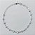 PULSEIRA FOLHEADA A PRATA COM 50 MILÉSIMOS + VERNIZ DIAMOND - PULSEIRA COM CORAÇÕES EM PEDRA CRISTAIS - TAMANHO: 18CM + EXTENSOR E FECHO LAGOSTA PRPS001127 - Imagem 1