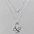 GARGANTILHA FOLHEADA A PRATA COM 50 MILÉSIMOS + VERNIZ DIAMOND- GARGANTILHA CORRENTE VENEZIANA 45CM PINGENTE BORBOLETA COM MICRO ZIRCÔNIAS LARANJA 22X18MM - FECHO LAGOSTA (PRA176) PRGG001402 - Imagem 1