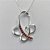 GARGANTILHA FOLHEADA A PRATA COM 50 MILÉSIMOS + VERNIZ DIAMOND- GARGANTILHA CORRENTE VENEZIANA 45CM PINGENTE BORBOLETA COM MICRO ZIRCÔNIAS LARANJA 22X18MM - FECHO LAGOSTA (PRA176) PRGG001402 - Imagem 2