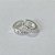 BRINCO FOLHEADO A PRATA COM 50 MILÉSIMOS + VERNIZ DIAMOND ARGOLA COM 2 FILEIRAS DE MICRO ZIRCÔNIAS CRISTAL 10MM PRBR001109 - Imagem 1
