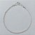 PULSEIRA FOLHEADA A PRATA COM 50 MILÉSIMOS + VERNIZ DIAMOND - PULSEIRA CORDÃO BAIANO TAMANHO: 20CM + E  FECHO LAGOSTA PRPS001132 - Imagem 1