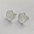 CONJUNTO FOLHEADO A PRATA COM 50 MILÉSIMOS + VERNIZ DIAMOND - CONJUNTO COM CORRENTE VENEZIANA 45CM - BRINCOS DE PINO FLOR ESMALTADA 14MM E PINGENTE EM FLOR ESMALTADA BRANCAS 20MM - (PRA221) PRCJ000175 - Imagem 2