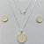 CONJUNTO FOLHEADO A PRATA COM 50 MILÉSIMOS + VERNIZ DIAMOND - CONJUNTO COM CORRENTE VENEZIANA 45CM - BRINCOS DE PINO FLOR ESMALTADA 14MM E PINGENTE EM FLOR ESMALTADA BEGE 20MM - (PRA225) PRCJ000179 - Imagem 1