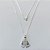 GARGANTILHA FOLHEADA A PRATA COM 50 MILÉSIMOS + VERNIZ DIAMOND - GARGANTILHA CORRENTE VENEZIANA 45CM PINGENTE NOSSA SENHORA APARECIDA COM MICROS ZIRCÔNIAS 19MM PRGG001420 - Imagem 1