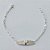PULSEIRA FOLHEADA A PRATA COM 50 MILÉSIMOS + VERNIZ DIAMOND - PULSEIRA 15CM CHAPINHA CORAÇÃO ,PRPS001143 - Imagem 1