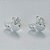 BRINCO FOLHEADA A PRATA COM 50 MILÉSIMOS + VERNIZ DIAMOND - BRINCO CORAÇÃO LOVE E CORAÇÃO VAZADO 11X5MM (PRA282) PRBR001123 - Imagem 2