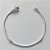 PULSEIRA FOLHEADA A PRATA COM 50 MILÉSIMOS + VERNIZ DIAMOND - PULSEIRA TIPO PANDORA 18CM FECHO REDONDO (PRA290) PRPS001149 - Imagem 1