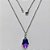 GARGANTILHA EM AÇO INOXIDÁVEL - (AÇO03) GARGANTILHA COM PINGENTE MÃO DE FÁTIMA VIDRO AZUL ESCURO COM ROXO 12X17MM - TAMANHO: 50CM - COMPOSIÇÃO: AÇO INOXIDÁVEL - (AÇO1878) ACGG000333 - Imagem 1