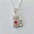 GARGANTILHA FOLHEADA A PRATA COM 50 MILÉSIMOS + VERNIZ DIAMOND - GARGANTILHA CORRENTE VENEZIANA PINGENTE GATO COM MICRO ZIRCÔNIAS 13MM - PRGG001431 - Imagem 2