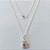 GARGANTILHA FOLHEADA A PRATA COM 50 MILÉSIMOS + VERNIZ DIAMOND - GARGANTILHA CORRENTE VENEZIANA PINGENTE GATO COM MICRO ZIRCÔNIAS 13MM - PRGG001431 - Imagem 1