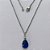 GARGANTILHA EM AÇO INOXIDÁVEL - (AÇO03) GARGANTILHA COM CORRENTE 50CM E PINGENTE EM ZIRCÔNIA AZUL ESCURA 10X14MM - COMPOSIÇÃO: AÇO INOXIDÁVEL / ZIRCÔNIA - (AÇO1902) ACGG000336 - Imagem 1