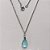 GARGANTILHA EM AÇO INOXIDÁVEL - (AÇO03) GARGANTILHA COM CORRENTE 50CM E PINGENTE EM ZIRCÔNIA AZUL CLARA 10X14MM - COMPOSIÇÃO: AÇO INOXIDÁVEL / ZIRCÔNIA - (AÇO1904) ACGG000338 - Imagem 1