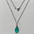 GARGANTILHA EM AÇO INOXIDÁVEL - (AÇO03) GARGANTILHA COM CORRENTE 50CM E PINGENTE EM ZIRCÔNIA VERDE 10X14MM - COMPOSIÇÃO: AÇO INOXIDÁVEL / ZIRCÔNIA - (AÇO1905) ACGG000339 - Imagem 1