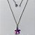 GARGANTILHA EM AÇO INOXIDÁVEL - (AÇO03) GARGANTILHA COM CORRENTE 50CM E PINGENTE ESTRELA EM CRISTAL ROXO 14MM - COMPOSIÇÃO: AÇO INOXIDÁVEL / CRISTAL - (AÇO1910) ACGG000344 - Imagem 1