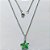 GARGANTILHA EM AÇO INOXIDÁVEL - (AÇO03) GARGANTILHA COM CORRENTE 50CM E PINGENTE ESTRELA EM CRISTAL VERDE 14MM - COMPOSIÇÃO: AÇO INOXIDÁVEL / CRISTAL - (AÇO1911) ACGG000345 - Imagem 1