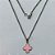 GARGANTILHA EM AÇO INOXIDÁVEL -  GARGANTILHA COM CORRENTE 42CM E PINGENTE TREVO ROSA 11MM - COMPOSIÇÃO: AÇO INOXIDÁVEL - (AÇO1940) ACGG000389 - Imagem 1