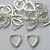 BRINCO FOLHEADA A PRATA COM 50 MILÉSIMOS + VERNIZ DIAMOND - BRINCO ARGOLA COM 1 FILEIRA DE MICRO ZIRCÔNIAS 15MM (PRA320) PRBR001127 - Imagem 2
