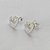 BRINCO FOLHEADA A PRATA COM 50 MILÉSIMOS + VERNIZ DIAMOND - BRINCO DE PINO CORAÇÃO 6MM (PRA329)(PAR)PRBR001136 - Imagem 2