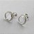 BRINCO FOLHEADA A PRATA COM 50 MILÉSIMOS + VERNIZ DIAMOND - BRINCO DE PINO CÍRCULO 6MM (PRA331)(PAR) PRBR001137 - Imagem 2