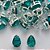 BRINCO FOLHEADA A PRATA COM 50 MILÉSIMOS + VERNIZ DIAMOND - BRINCO DE PINO BASE ALTA FUSÃO VERDE 10X14MM (PRA333)(PAR) PRBR001139 - Imagem 1