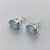 BRINCO FOLHEADA A PRATA COM 50 MILÉSIMOS + VERNIZ DIAMOND - BRINCO DE PINO BASE ALTA FUSÃO AZUL COM BRILHOS 10X14MM (PRA339)(PAR) PRBR001145 - Imagem 2