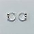 BRINCO FOLHEADA A PRATA COM 50 MILÉSIMOS + VERNIZ DIAMOND - BRINCO DE ARGOLA COM DESENHO CORAÇÃO COM ZIRCÔNIA CRISTAL PRBR001150 - Imagem 1