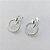 BRINCO FOLHEADA A PRATA COM 50 MILÉSIMOS + VERNIZ DIAMOND - BRINCO DE PINO CÍRCULO DESENHADO VAZADO 12MM (PRA364)(PAR) PRBR0001186 - Imagem 2