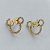BRINCO FOLHEADO A OURO - BANHADO COM 5 MILÉSIMOS + VERNIZ DIAMOND - BRINCO DE PINO MINNIE COM LAÇO E STRASS 16MM - (OURO299) OUBR000225 - Imagem 2
