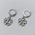 CONJUNTO EM AÇO INOXIDÁVEL - CONJUNTO EM AÇO INOXIDÁVEL CORRENTE 50CM (AÇO03) BRINCO ARGOLA DE PRESSÃO E PINGENTE TREVO COM CORAÇÕES VAZADOS 13MM - COMPOSIÇÃO: AÇO INOXIDÁVEL - (AÇO1952)ACCJ000099 - Imagem 2