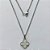 GARGANTILHA EM AÇO INOXIDÁVEL -  GARGANTILHA COM CORRENTE 42CM E PINGENTE VAN CLEEF MADRE PÉROLA 15MM - COMPOSIÇÃO: AÇO INOXIDÁVEL - (AÇO1962)ACGG000401 - Imagem 1