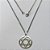 GARGANTILHA EM AÇO INOXIDÁVEL - (AÇO03) PULSEIRA COM CORRENTE 60CM E PINGENTE ESTRELA DE DAVI VAZADO 26MM - COMPOSIÇÃO: AÇO INOXIDÁVEL - (AÇO1967) ACGG000407 - Imagem 1