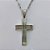 GARGANTILHA EM AÇO INOXIDÁVEL - (12753) GARGANTILHA COM CORRENTE 60CM E PINGENTE CRUCIFIXO 44MM - COMPOSIÇÃO: AÇO INOXIDÁVEL (AÇO1970) ACGG000409 - Imagem 2