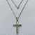 GARGANTILHA EM AÇO INOXIDÁVEL - (12753) GARGANTILHA COM CORRENTE 60CM E PINGENTE CRUCIFIXO 45MM - COMPOSIÇÃO: AÇO INOXIDÁVEL (AÇO1971) ACGG000410 - Imagem 1