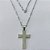 GARGANTILHA EM AÇO INOXIDÁVEL - (12753) GARGANTILHA COM CORRENTE 60CM E PINGENTE CRUCIFIXO 45MM - COMPOSIÇÃO: AÇO INOXIDÁVEL (AÇO1973) ACGG000412 - Imagem 1
