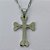 GARGANTILHA EM AÇO INOXIDÁVEL - (12753) GARGANTILHA COM CORRENTE 60CM E PINGENTE CRUCIFIXO 43MM - COMPOSIÇÃO: AÇO INOXIDÁVEL (AÇO1975) ACGG000414 - Imagem 2