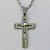 GARGANTILHA EM AÇO INOXIDÁVEL - (12753) GARGANTILHA COM CORRENTE 60CM E PINGENTE CRUCIFIXO DUPLO VAZADO E DESENHADO 20X37MM - COMPOSIÇÃO: AÇO INOXIDÁVEL - (AÇO1981) ACGG000421 - Imagem 2