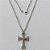 GARGANTILHA EM AÇO INOXIDÁVEL - (03) - GARGANTILHA COM CORRENTE 50CM E PINGENTE CRUCIFIXO DUPLO LISA 20X29MM - COMPOSIÇÃO: AÇO INOXIDÁVEL - (AÇO1984) ACGG000424 - Imagem 1