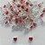 BRINCO FOLHEADA A PRATA COM 50 MILÉSIMOS + VERNIZ DIAMOND - BRINCO DE PINO ZIRCÔNIA FORMATO CORAÇÃO VERMELHO 4MM (PRA423)PRBR001206 - Imagem 1