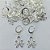 BRINCO FOLHEADA A PRATA COM 50 MILÉSIMOS + VERNIZ DIAMOND - BRINCO DE ARGOLA DE PRESSÃO FLOR 14MM (PRA424) PRBR001207 - Imagem 1