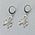 BRINCO FOLHEADA A PRATA COM 50 MILÉSIMOS + VERNIZ DIAMOND - BRINCO DE ARGOLA DE PRESSÃO FLOR 14MM (PRA424) PRBR001207 - Imagem 2