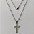 GARGANTILHA EM AÇO INOXIDÁVEL - (12753) GARGANTILHA COM CORRENTE 60CM E PINGENTE CRUCIFIXO 18X30MM - COMPOSIÇÃO: AÇO INOXIDÁVEL - (AÇO2010) ACGG000431 - Imagem 1