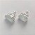 BRINCO FOLHEADA A PRATA COM 50 MILÉSIMOS + VERNIZ DIAMOND - BRINCO DE PINO BASE ALTA FUSÃO BRANCO 10X14MM (PRA458) PRBR001215 - Imagem 2