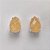 BRINCO FOLHEADA A PRATA COM 50 MILÉSIMOS + VERNIZ DIAMOND - BRINCO DE PINO BASE ALTA FUSÃO LARANJA 10X14MM (PRA460) PRBR001217 - Imagem 1