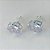 BRINCO FOLHEADA A PRATA COM 50 MILÉSIMOS + VERNIZ DIAMOND - BRINCO DE PINO BASE ALTA FUSÃO CRISTAL 10X14MM (PRA473) PRBR001228 - Imagem 2