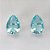 BRINCO FOLHEADA A PRATA COM 50 MILÉSIMOS + VERNIZ DIAMOND - BRINCO DE PINO BASE ALTA FUSÃO AZUL 10X14MM (PRA474) PRBR001229 - Imagem 1