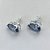 BRINCO FOLHEADA A PRATA COM 50 MILÉSIMOS + VERNIZ DIAMOND - BRINCO DE PINO BASE ALTA FUSÃO LILÁS 10X14MM (PRA475) PRBR001230 - Imagem 2
